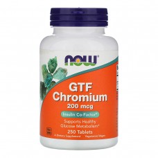Now Foods GTF Chromium Хром 200 мкг 250 таблеток
