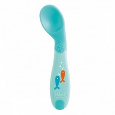 Chicco Ложка Baby`s First Spoon с 8 мес голубая