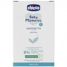 Chicco Мыло увлажняющее "Baby moments" 100 гр