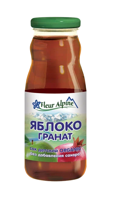 Fleur Alpine Сок Яблоко, гранат с 8 мес 200 мл