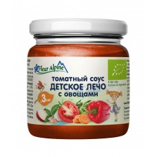 Fleur Alpine Соус томатный с овощами "Детское лечо" с 3 лет 95 гр