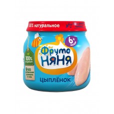 ФрутоНяня Пюре "Цыпленок" с 6 мес 80 гр