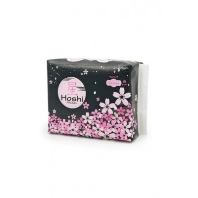 Hoshi Aroma Прокладки ночные гигиенические женские с ароматом сакуры 5 капель 290 мм 8 шт