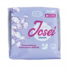 JOSEI ANION Прокладки женские ежедневные 1 капля 150 мм 20 шт