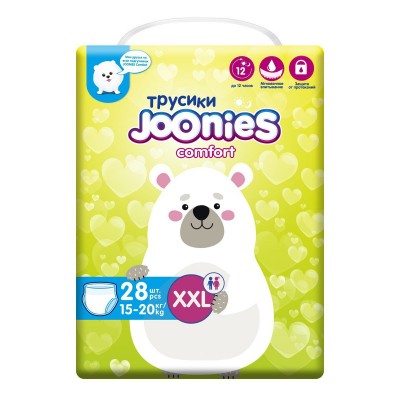 Joonies Comfort Трусики XXL (15-20 кг) 28 шт