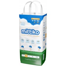 Mittiko Трусики M (6-11 кг) 52 шт