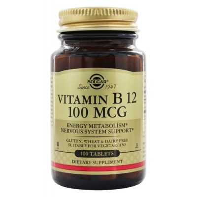 Solgar Витамин B12 100 мг 100 таблеток