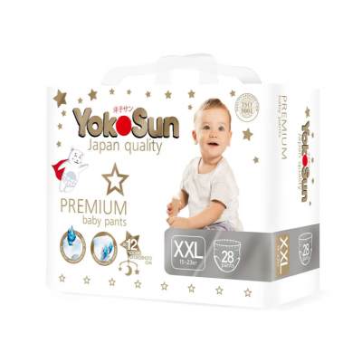 YokoSun Premium Трусики XXL (15-23 кг) 28 шт