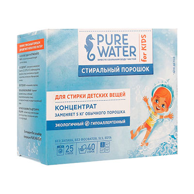Pure Water Стиральный порошок FOR KIDS 800 гр